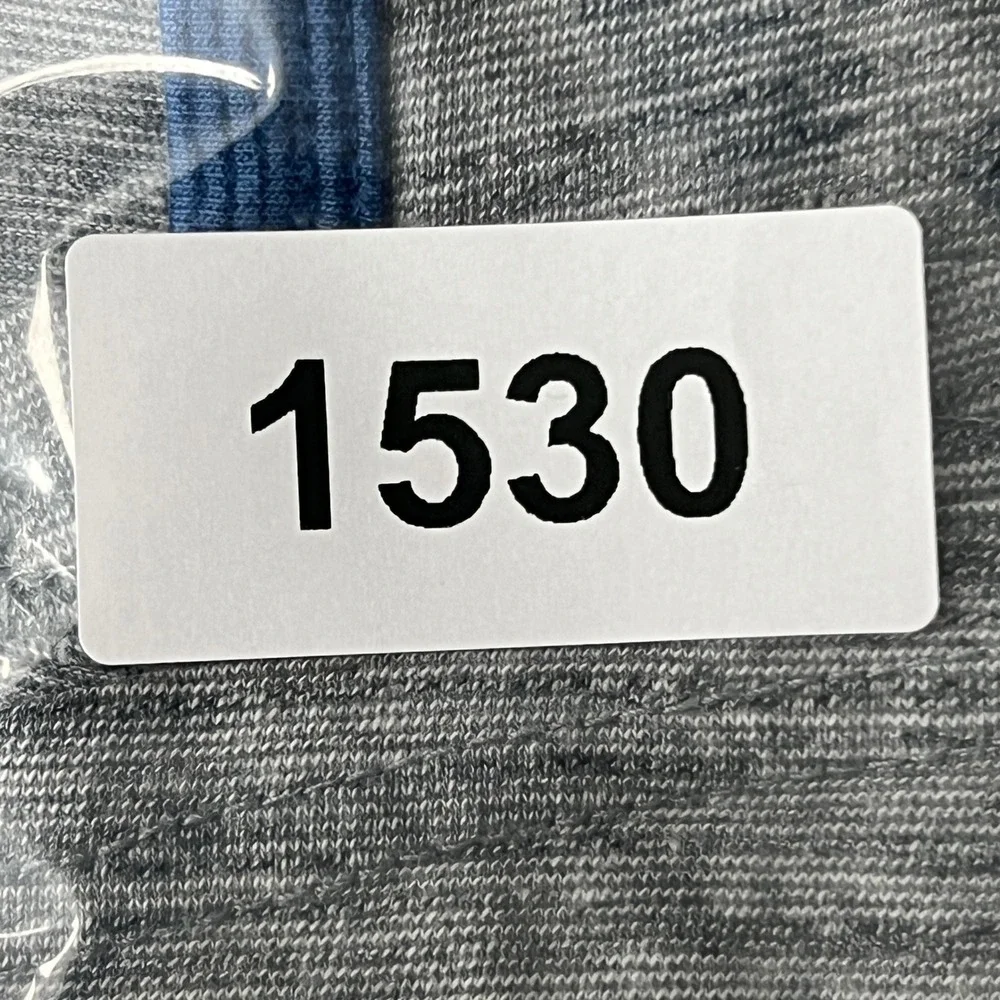 Hollister Mens Grey Heather Blue Trim Pocket Tank Top Shirt Medium 1530